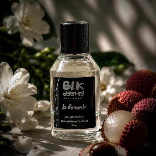 Summer Citrus, Green Tea and Lychee Eau de Parfum. Long lasting unisex niche fragrance. BLK Sheep Perfumery sustainable. Natural perfumes NZ.