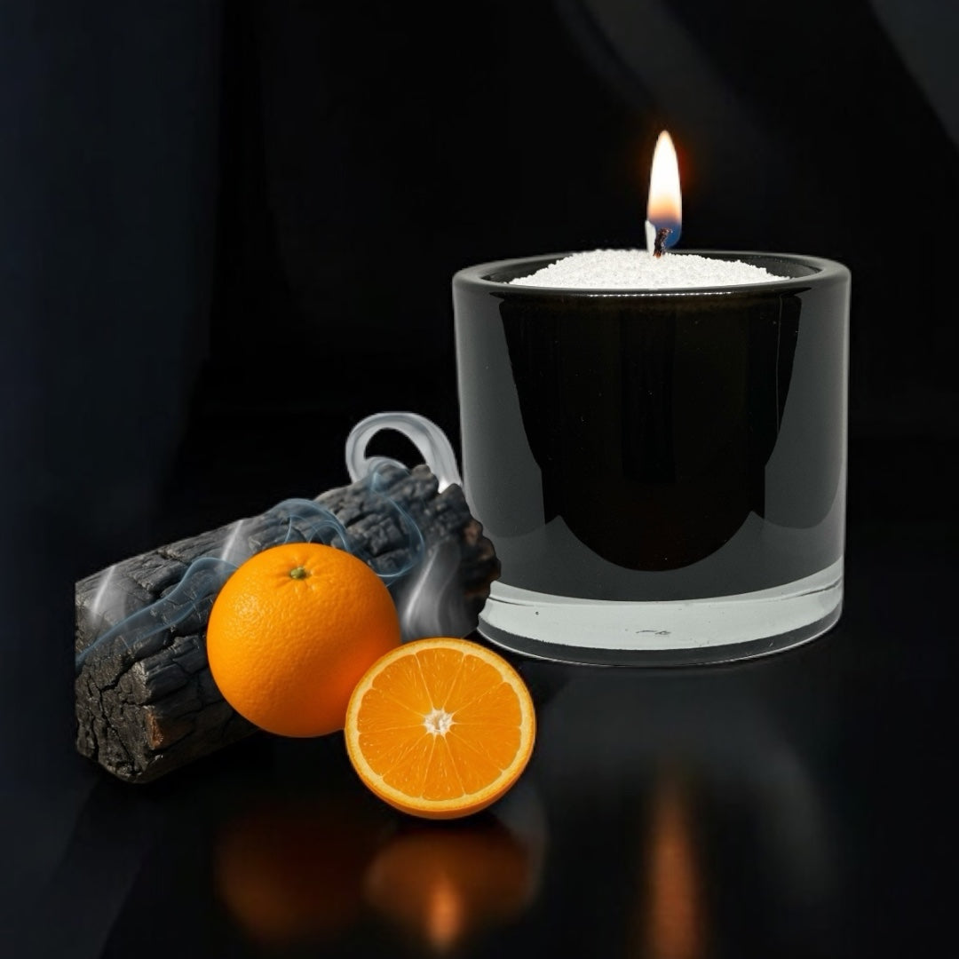 Sand Wax 220g, 10x wicks and medium quality glass jar. !00% plant based candle wax. Premium candles for home fragrnce made by BLK Sheep Perfumery.
