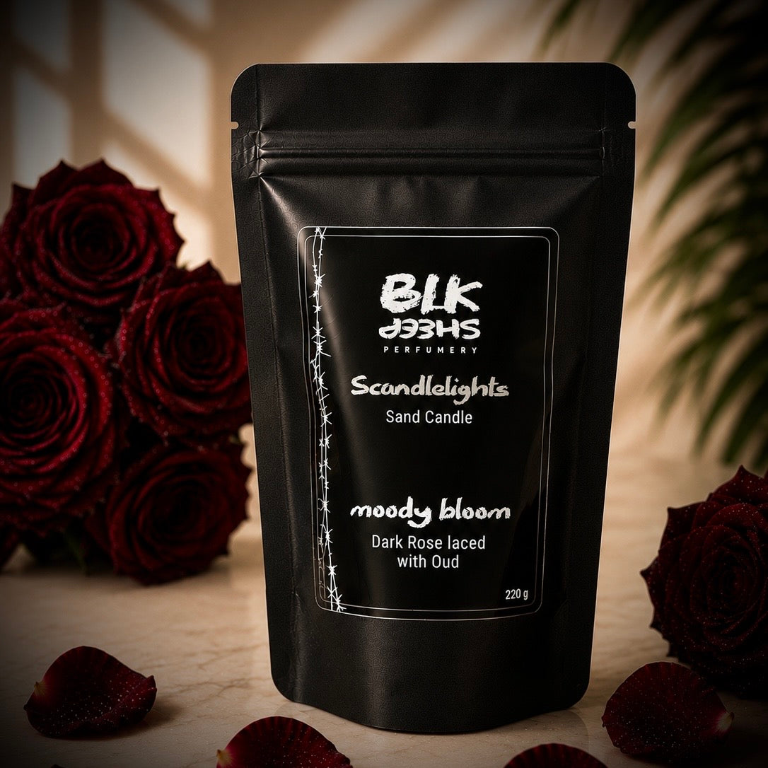 Rose sand candle refill BLK Sheep Perfumery