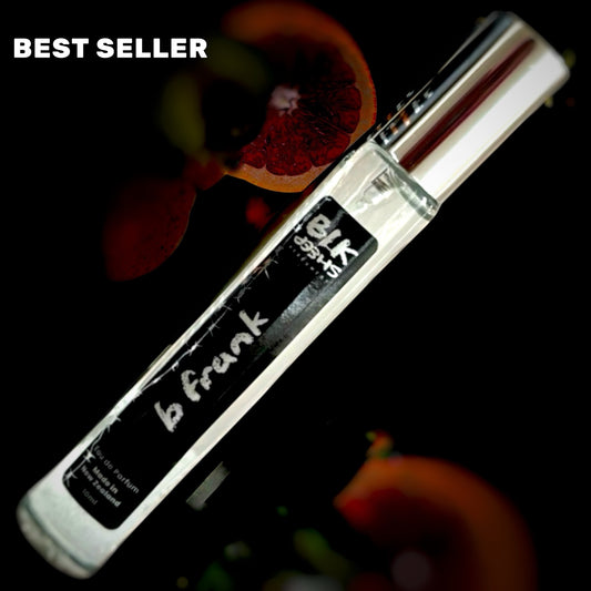 Travel size 10ml Citrus, Green Tea and Lychee fragrance. Unisex perfume by BLK Sheep Perfumery. Made in New Zealand.