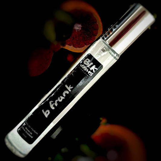 Travel size 10ml Citrus, Green Tea and Lychee fragrance. Unisex perfume by BLK Sheep Perfumery. Made in New Zealand.