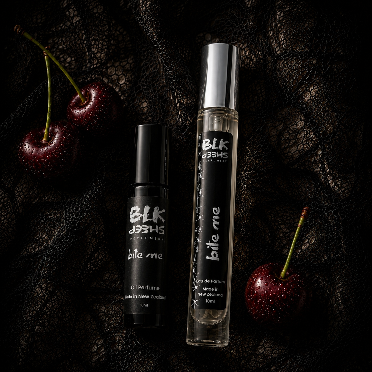 Perfume set NZ By BLK Sheep perfumery Cherry perfume set