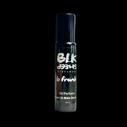 BLK Sheep Perfumery oil perfume with organic fractionated coconut oil.