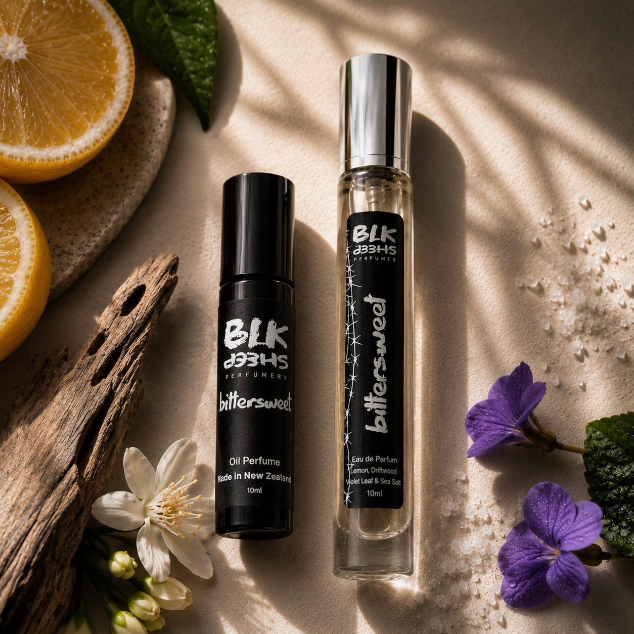 Perfume set NZ By BK Sheep perfumery Bittersweet Lemon Perfume NZ
