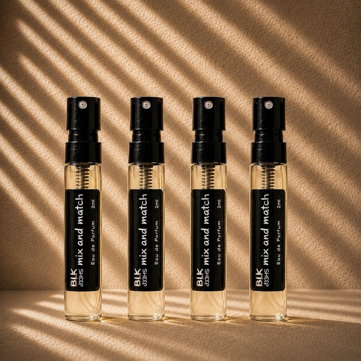 Niche perfume NZ discovery and sample set NZ, Mini perfumes mix and match 4 x 2ml samples