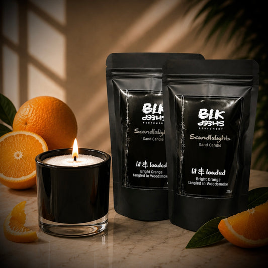 Scented sand candles NZ. Candle plus refill bundle